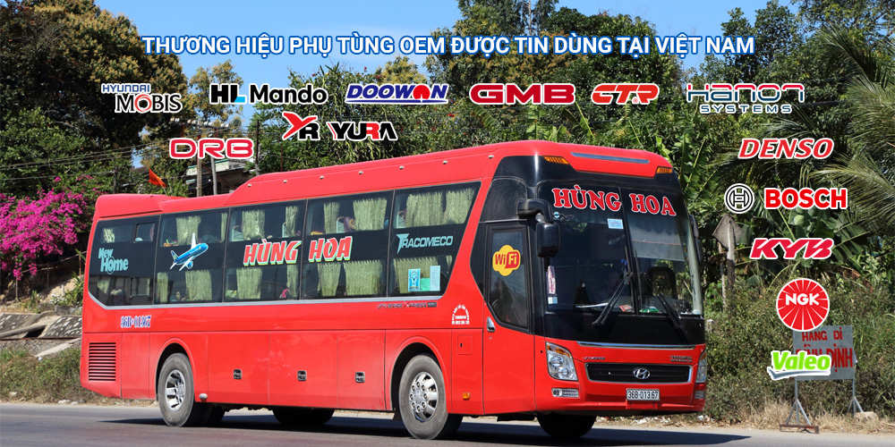 các thương hiệu phụ tùng OEM phổ biến tại Việt Nam